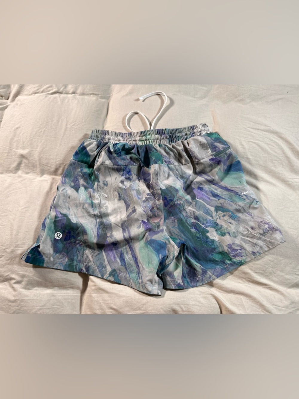 Lululemon Athletica Men’s Swimming Trunks Paint Swirl Small 5” Pre Owned - Picture 2 of 15